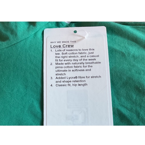 LULULEMON ~Curved-Hem Crewneck T-Shirt (NWT) - Picture 8 of 10